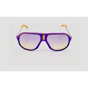 Vintage 90s Carrera SAFARI Sunglasses Italy Limited Edition Purple Yellow